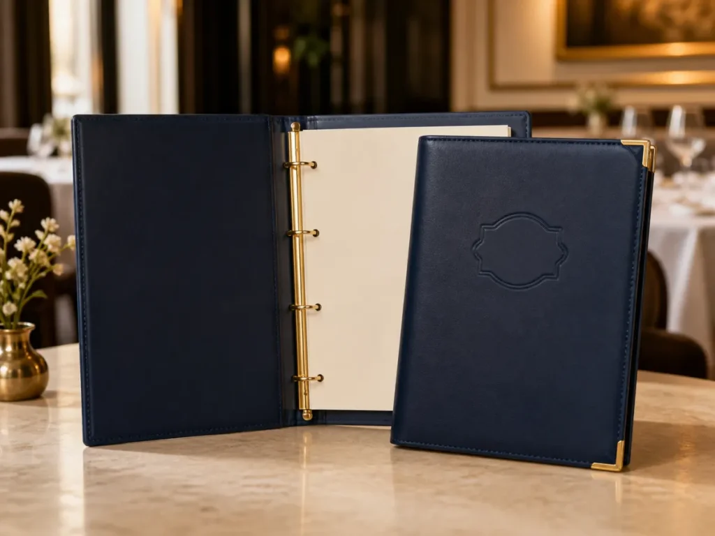 Ring-Binder Loose-leaf Menu Books